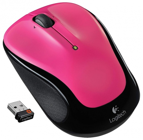 Logitech M325 Wireless Mouse Pink 910-003121
