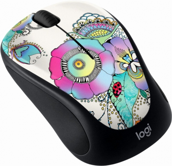 Logitech M325 Wireless Mouse - Lady on the Lily
