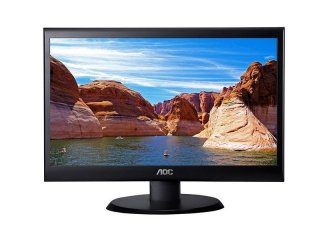 AOC e2050Swd Black 20" 5ms DVI Widescreen LED Backlight LCD Monitor