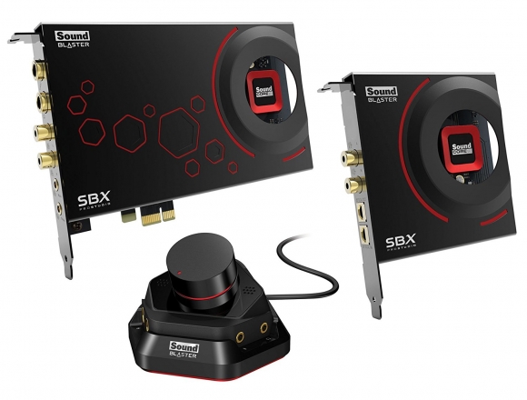 Creative Sound Blaster ZxR PCIe Audiophile Grade Gaming Sound Card with High Performance Headphone Amp and Desktop Audio Control Module
