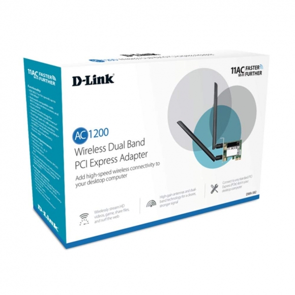 D-Link Consumer DWA-582 Wireless AC1200 PCI Express Adapter