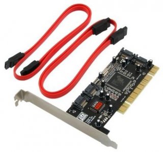 Syba 4 Port PCI SATA RAID Controller Card