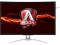 AOC AGON AG322QCX 315 Curved Gaming Monitor, 1800R curvature, QHD 2560x1440 VA panel, AMD FreeSync, 144Hz, 4ms, Height Adjustable
