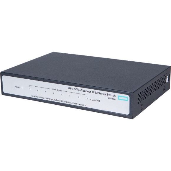 HP Networking BTO JH329A 1420 8-Port Unmanaged Gigabit Ethernet Switch