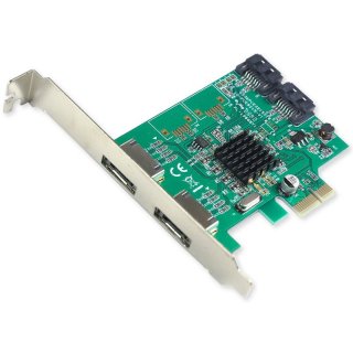 Syba Marvell 88SE9215 SATA III Controller Card w/ 2+2 Port