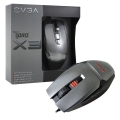 EVGA TORQ X3 Mouse - Optical - Cable - Black, Charcoal - 4000 dpi - Scroll Wheel - 8 Button(s)