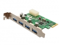 Syba 4-Port USB 3.0 Controller Card with PCIe x1 Interface