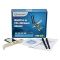 Syba SY-PEX23059 RT2860 Mini PCI-e WiFi 802.11n + PCIe x1 Slot Adapter
