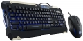 THERMALTAKE KB-CMC-PLBLUS-01 COMMANDER Combo Gaming Keyboard and Mouse Blue Light