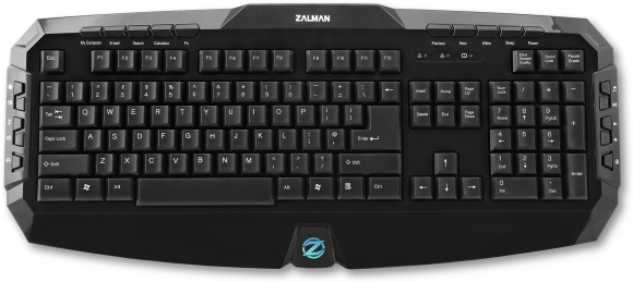 Zalman ZM-K300M Black USB Wired Ergonomic Keyboard