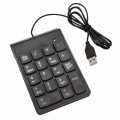 Syba 18-Key Black USB Numeric Data Entry Keypad - Black