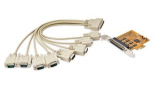Syba 8-Port Serial PCI-Express x1 Controller Card