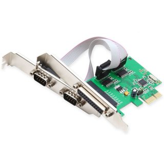 Syba SI-PEX50054 PCIe 2x Serial Ports & 1x Parallel Port Controller