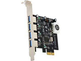 Rosewill RC-508 USB 3.0 PCI-E Express Card with 4 USB 3.0 Ports, Speed Up to 5.0Gbps
