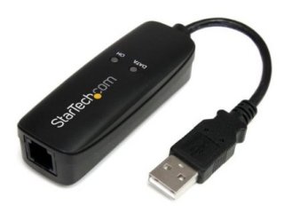 Startech External USB Fax Modem (USB56KEMH)