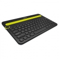 Logitech Bluetooth Multi-Device Keyboard K480 Black works with Windows and Mac Computers Android and iOS Tablets and Smartphones
