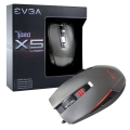 EVGA 901-X1-1051-KR TORQ X5L Mouse - Laser - Cable - Black Charcoal, Silver