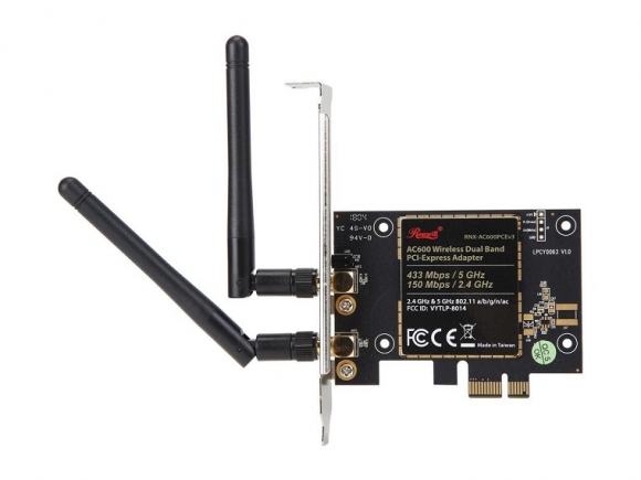 Rosewill RNX-AC600PCEv3 Wi-Fi Adapter Wireless AC600 Adapter / PCI Express Network Card, Dual Band Wireless 11AC Wi-Fi Card