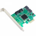 Syba SI-PEX40057 PCIe x2 Four Port SATA III RAID Controller Card