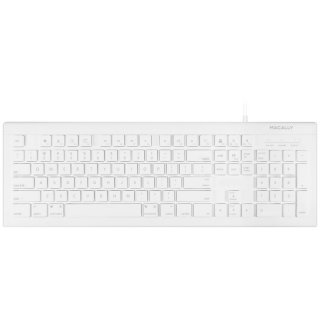 Macally MKEYE 103 Key Full-Size USB Keyboard with Short-Cut Keys for Mac