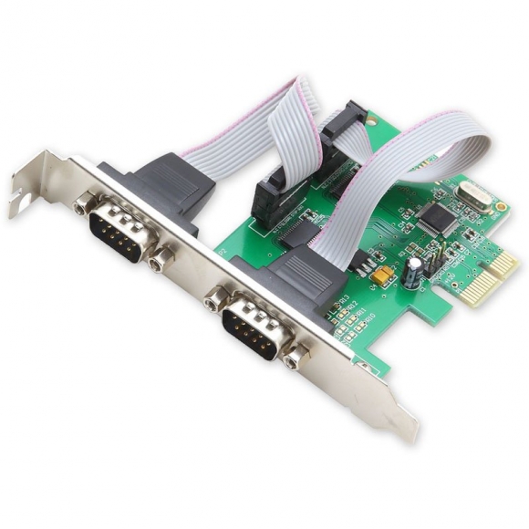 Syba SI-PEX15037 PCIe x1 to 2x Serial Port Controller Card