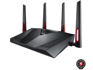 ASUS AC3100 Wi-Fi Dual-band Gigabit Wireless Router with 4x4 MU-MIMO 8 x LAN Ports RT-AC88U