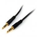 Startech MU6MMS 6 ft 3.5mm 28 AWG Audio Cable (Black)