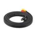 MonoPrice 6161 10ft 22AWG S-Video / 3.5mm Stereo to RCA Cable