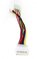 Monoprice 8" 4-Pin Molex to 4-Pin Molex & Floppy Power Adapter