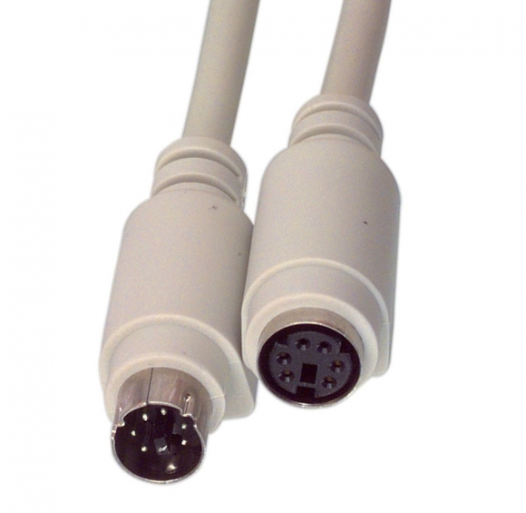 BattleBorn 50 Foot PS2 Male-to-Female Extension Cable (PS/2 Extension)