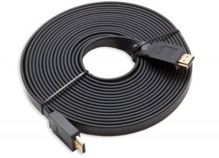 Syba 15-Feet HDMI Male to Male Flat Cable V1.4 Gold Plated Connector