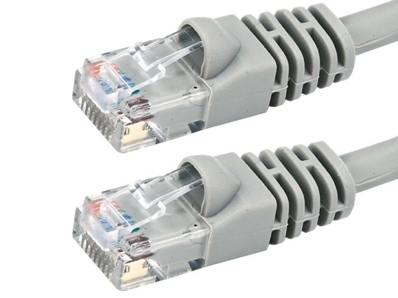 BattleBorn 5 foot Cat5e RJ45 Crossover Ethernet Network Cable (GREY)