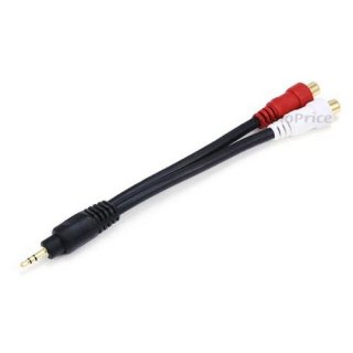 MonoPrice 7-inch Premium 3.5mm Stereo Male to RCA Female Cable