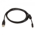 MonoPrice 2735 6 Foot USB A to Mini-B Digital Camera Cable w/ Ferrites