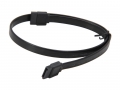 Coboc Model SC-SATA3-18-LL-BK 18" SATA III 6Gb/s Data Cable w/Latch Black