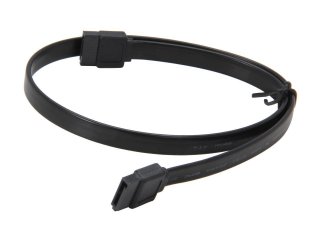 Coboc Model SC-SATA3-18-LL-BK 18" SATA III 6Gb/s Data Cable w/Latch Black
