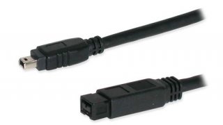 BattleBorn 6 Foot 4-pin to 9-pin IEEE 1394B 800MB/s Firewire Cable