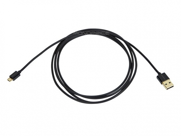 Monoprice Premium USB to Micro USB Charge & Sync Cable 6ft- Black