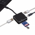 Syba USB 3.1 Gen 1 Type-C Mini USB 3.0 Hub and SD Card Reader