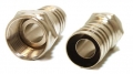 Coax F-Type Plug Crimp-On RG6 1/2" Long Barrel Connector