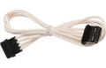 BattleBorn Molex Single Cable - White Braided Sleeved