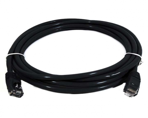 BattleBorn 7 Foot Cat5E Rj45 Ethernet Network Cable - 7 Foot (Black)