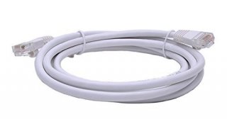 Battleborn 14 Foot Cat6 Ethernet Network Premium Solid Copper Patch Cable (White) Bb-C6Mb-14Wht