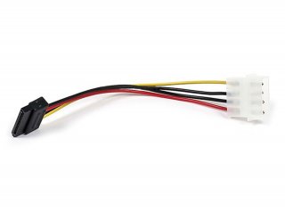 MonoPrice 8797 6inch SATA 15pin Female to Molex 4pin Male Power Adapter