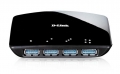 D-Link 4-Port USB 3.0 Hub with Power Adapter (DUB-1340)