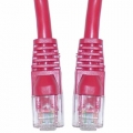 MonoPrice 3 Foot 24AWG Cat6 500MHz Crossover Ethernet Network Cable - Red
