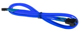 BattleBorn Dark Blue PWM 4-Pin Fan M/F Extension Cable