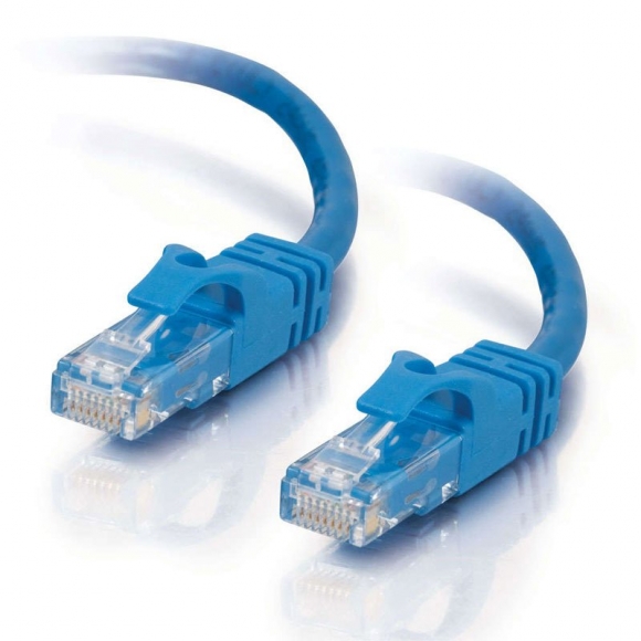 C2G 27140 1 Foot Cat6 Snagless Ethernet Patch Cable - Blue