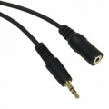 BattleBorn 100 Foot 3.5mm Stereo Cable Black