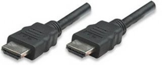 Manhattan 323215 6.6 Foot HDMI 1.4 Cable With Ethernet
